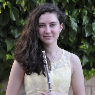 Profesora asistente de flauta: Rosario Guerra Pérez
